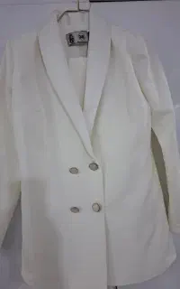 کت وشلوار سفید مناسب عقد ومحضر
