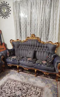 مبل سلطنتی 9 نفره چوب راش