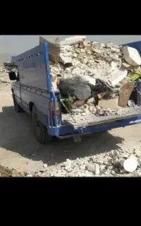 حمل نخاله مصالح ساختمانی با نیسان کمپرسی