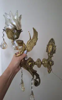 دیوار کوب برنزی مدل فرشته