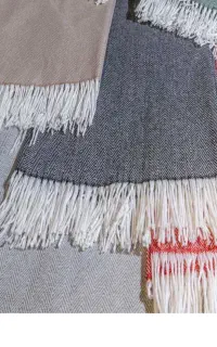 پتو جناقی طرح باران تک نفره نو