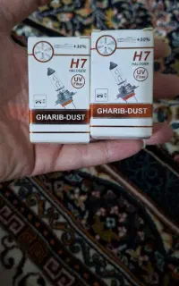 دو عدد لامپ h7 چپ و راست نو