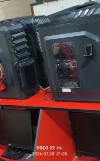 ۶عدد کیس و مانیتور گیمینگ مخصوص گیم نت
