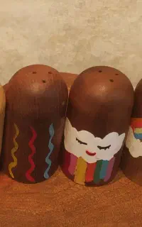تولید محصولات چوبی نمکدان.قندان.سرویس چوبی