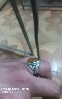 انگشتر نقره شرف شمس قدیم