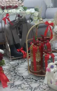 باکس  عروس وگل روبانی ماندگار‌ آماده همکاری باشما