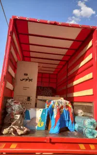باربری میثاق حمل نقل اثاثیه منزل با ماشین  7 متری