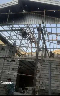 جوشکاری اسکلت شیروانی