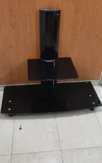 میز تلویزیون شیشه ای