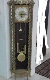 ساعت ایستاده برنز