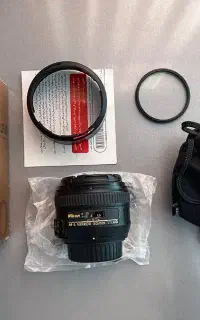 لنز نیکون Nikon 50 f1.4G آنباکسی