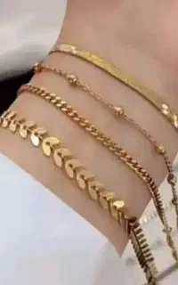 دستبند مشابه طلا