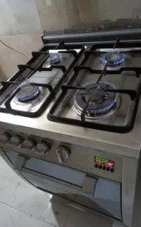 اجاق گاز استیل تمام فر تکنو گاز