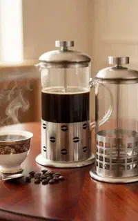 فرنچ پرس استیل و زیر سیلیکونی