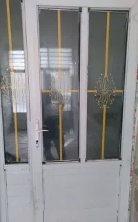 درب ۲لنگهupvc درب حد نو