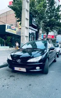 پژو 206 مشکی تیپ 2