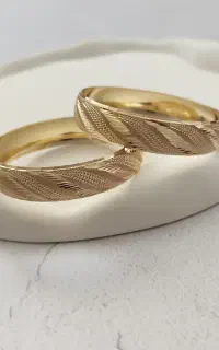 النگو تکپوش زنانه طرح طلا