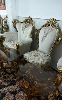 مبل ۹نفره سلطنتی باچوب راش