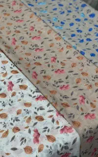چادر  گلدار نگینی ژاپنی