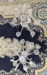 لوستر آویزی کریستالی
