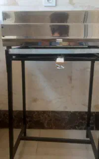منقل گازی استیل با پایه