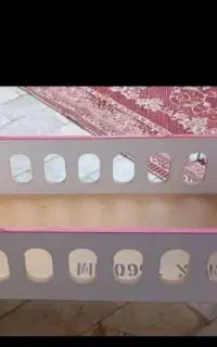 گهواره و تخت کودک سفید طلایی