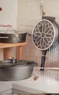 سرویس قابلمه 17 پارچه چدن