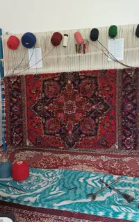فرش نیمه کاره برای بافت