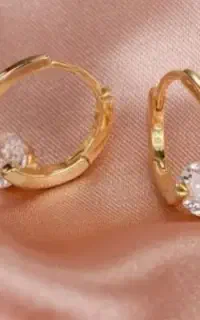 گوشواره مغناطیسی نقره