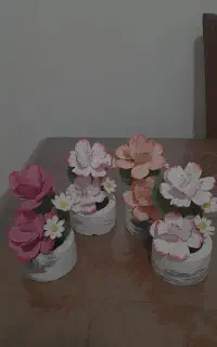 ۴عدد گل تزئینی