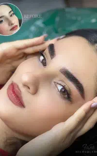 مدل برای میکروبلیدینگ ابرو (فوری)