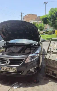 شارژ گاز کولر خودرو با دستگاه اتومات