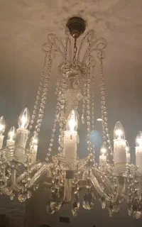 لوستر کریستالی ۱۰ شاخه نو