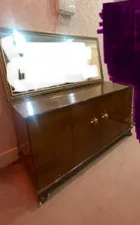 آینه و کنسول چوب گردو
