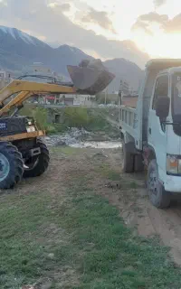 نخاله ساختمان و خاک برداری  آجر وشن  وماسه