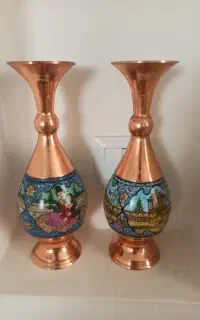 گلدان مسی