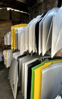 کاپوت گلگیر سپر  درب رنگی کوره ای