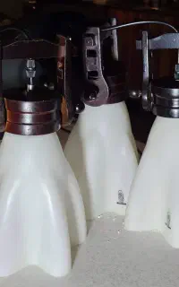 لوستر آویز سه شعله