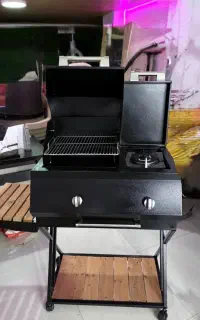 باربیکیو دوگانه گازی و زغالی کباب‌پز پلو پز