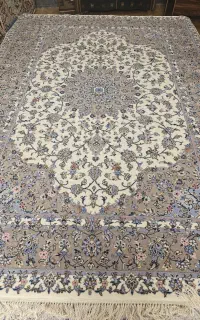 فرش دستبافت کاشان تک ۹ پشم