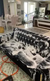 (مبل شویی برف در خدمت همشریان عزیز)(کرم زاده)
