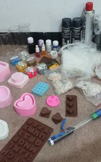 وسایل شمع و سنگ مصنوعی