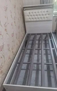 دو عدد تخت خواب تک نفره جک دار