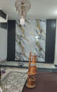 نصب انواع کاغذ دیواری.پوستر سه بعدی