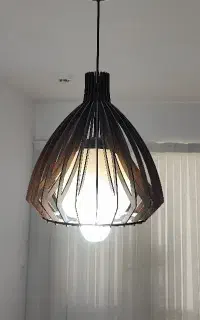 لوستر چوبی