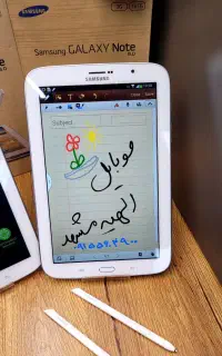 تبلت سامسونگ آکبند (پلمپ) ۸اینچ با قلم نوری هوشمند