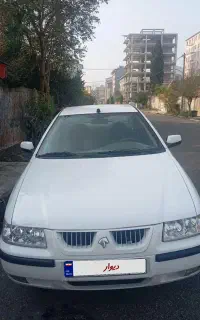 سمند سفید ۹۰ دوگانه دست