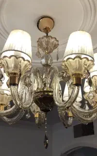 لوستر کریستالی شامپاینی