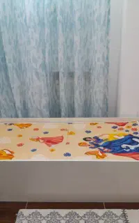 تخت دخترانه همراه با خوشخواب و روتختی