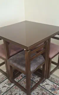 میز غذا خوری کم جا ۴ نفره